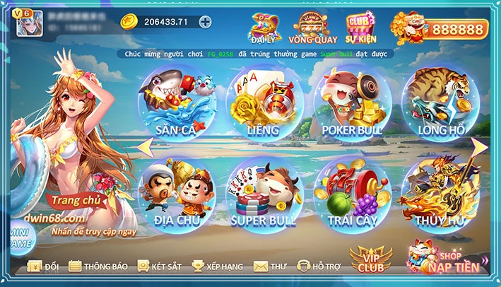 Cổng game dwin